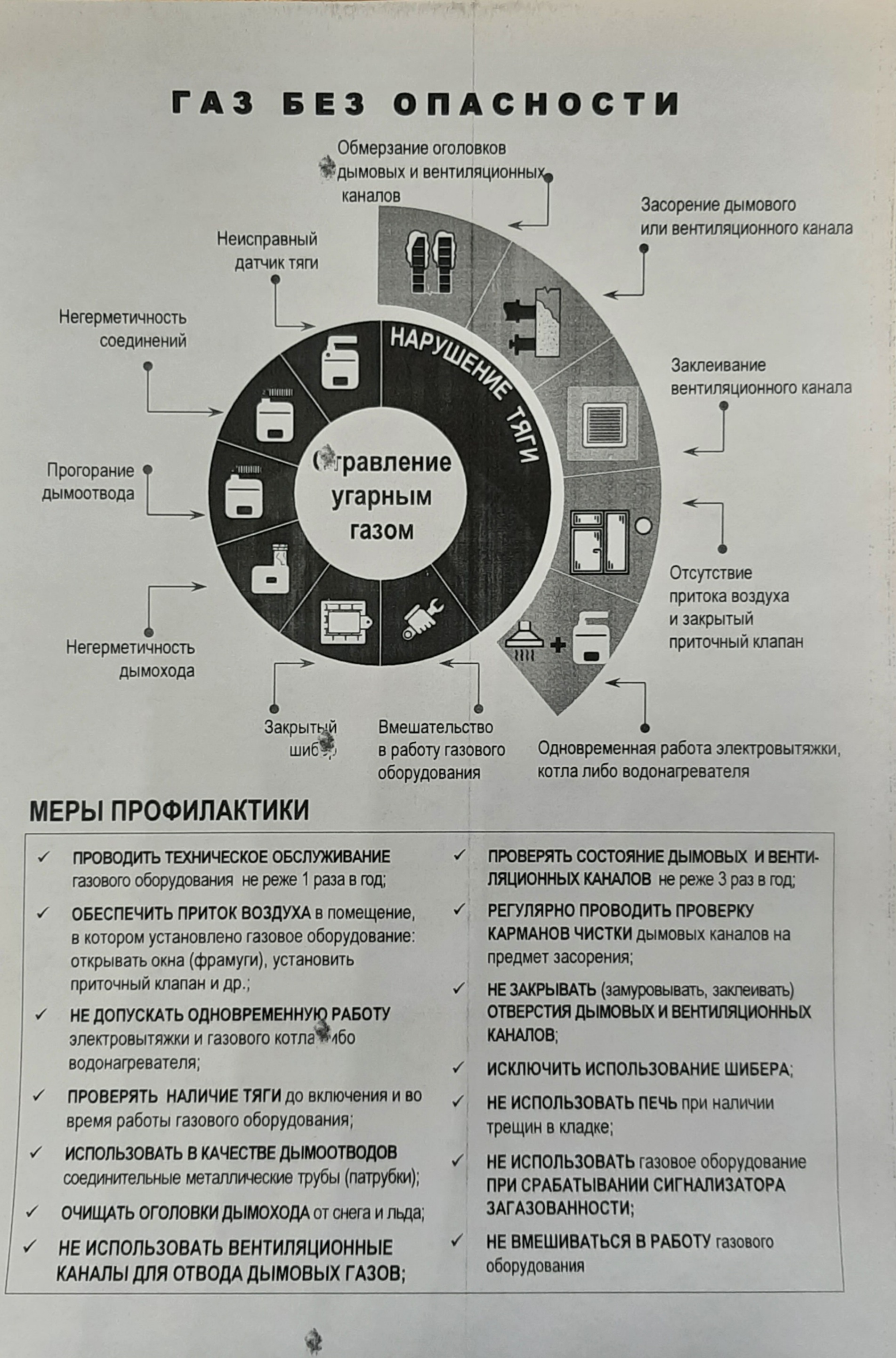 Газ без опасности.